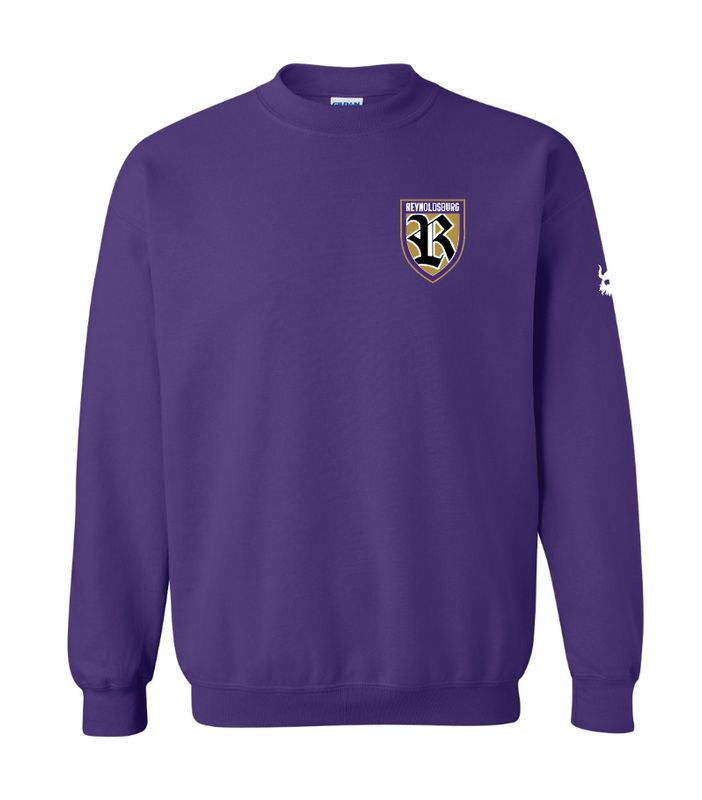 Reynoldsburg 2025 Crest Purple Crewneck