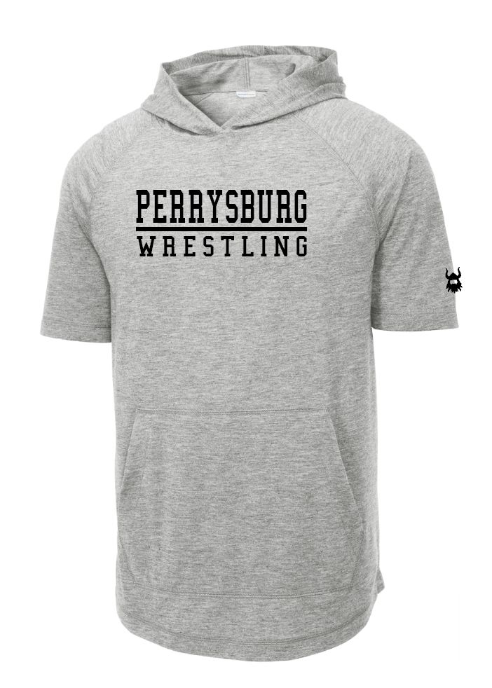Perrysburg 2025 Grey Hooded Short Sleeve