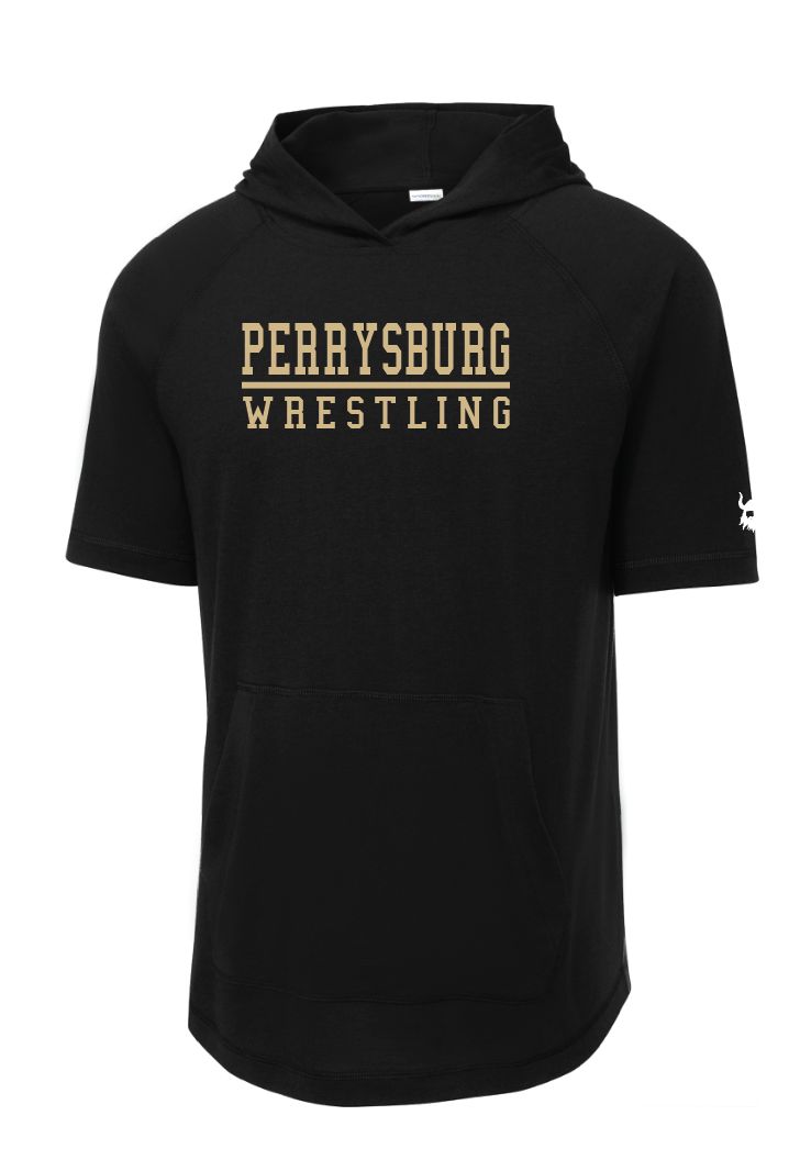 Perrysburg 2025 Black Hooded Short Sleeve