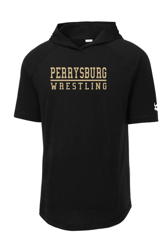 Perrysburg 2025 Black Hooded Short Sleeve