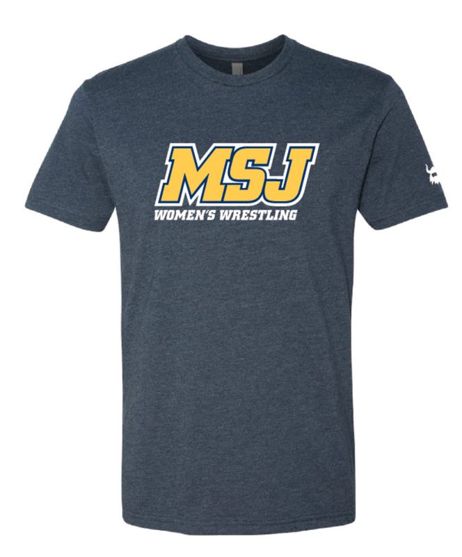 MSJ Women's Wrestling 2025 Wrestling Navy Blend Shirt
