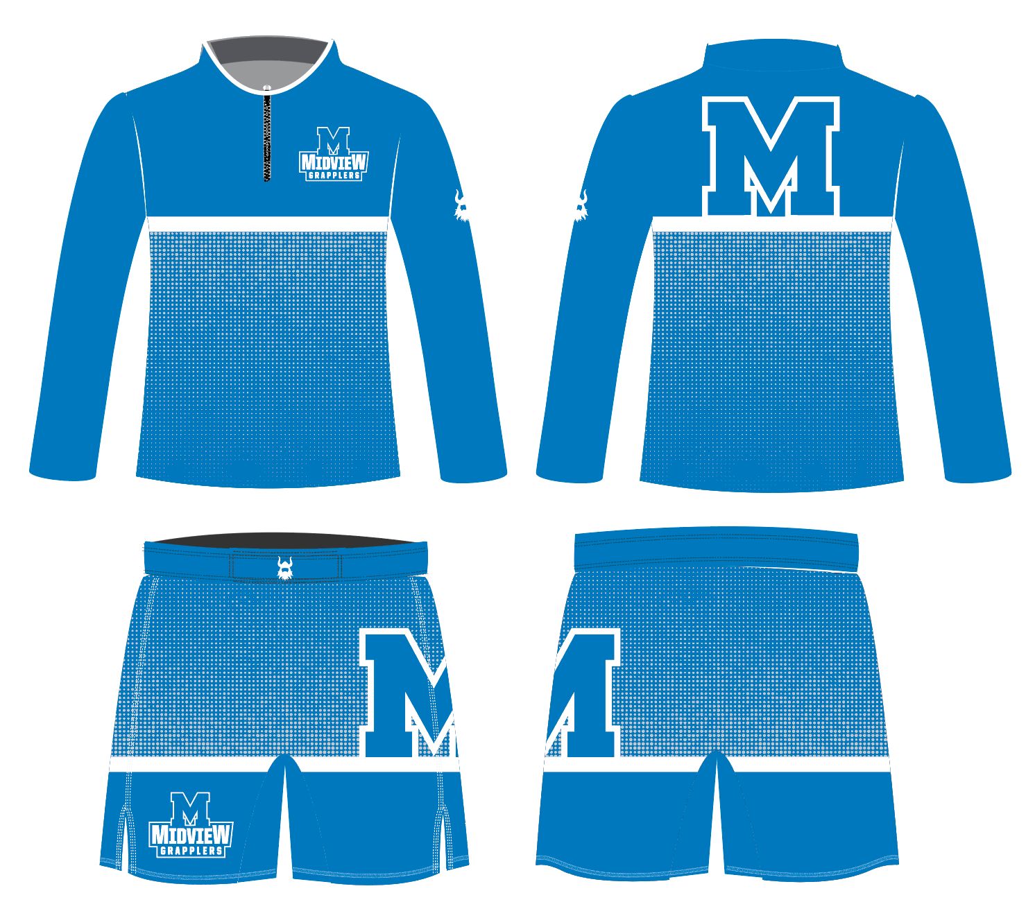 Midview Grapplers 2025 Jacket and Shorts Package