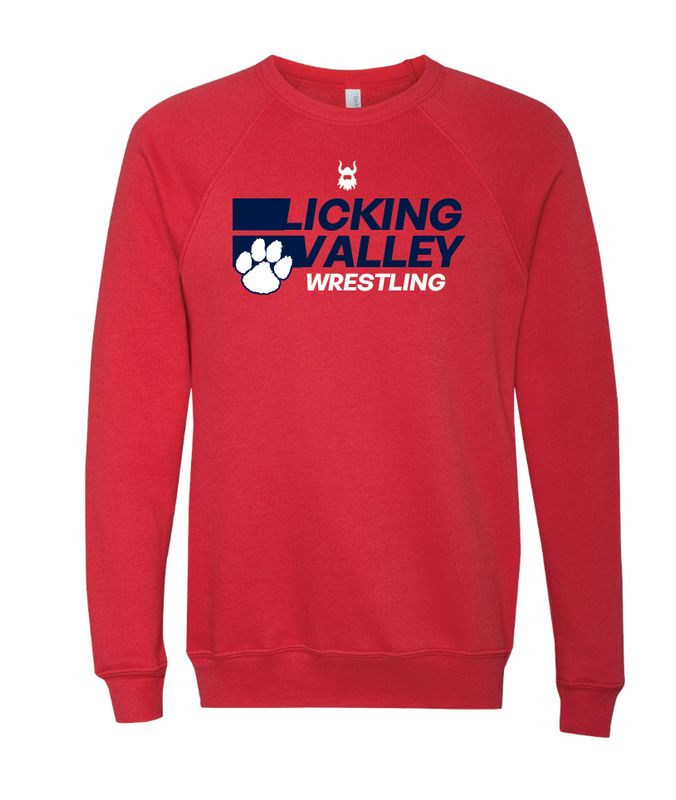 Licking Valley 2025 Elite Red Crewneck
