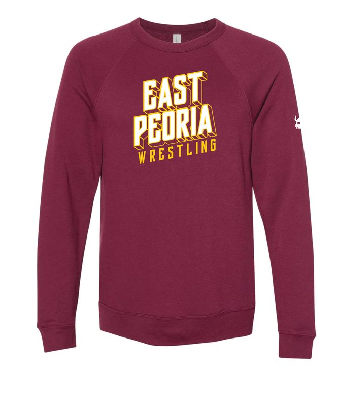 East Peoria 2025 Maroon Crewneck