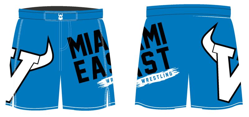 Miami East 2025 Blue Fight Shorts
