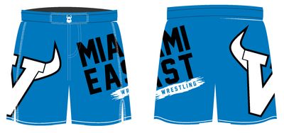 Miami East 2025 Blue Fight Shorts