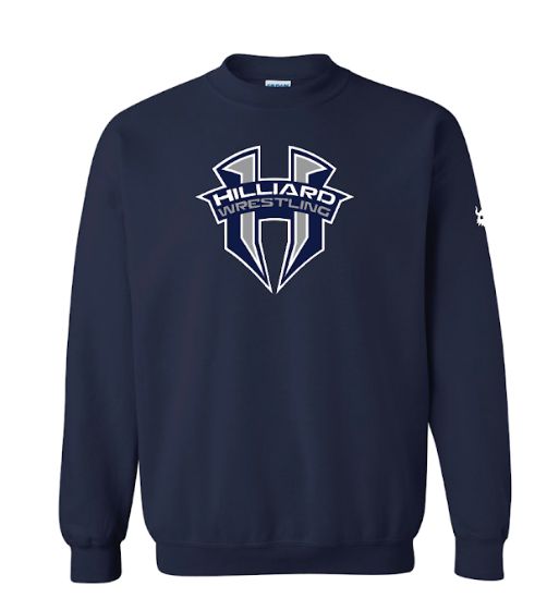 Hilliard Youth 2025 Gildan Navy Crewneck Hilliard Youth 2025 Gildan Navy Crewneck