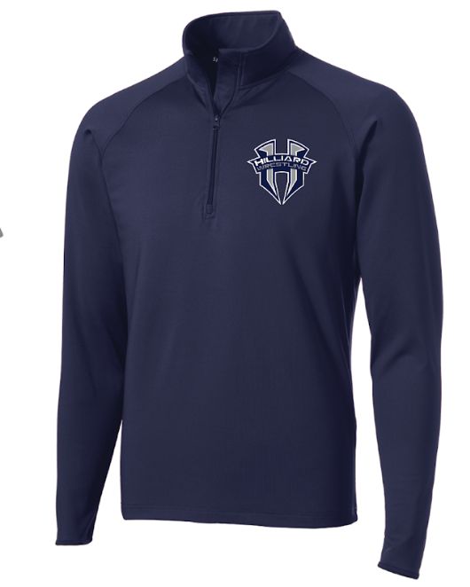 Hilliard Youth 2025 Navy 1/4 Zip Pullover