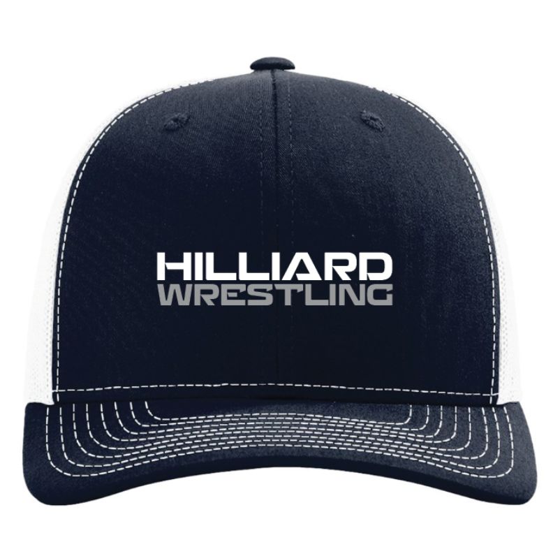 Hilliard Youth 2025 Navy/White Hat