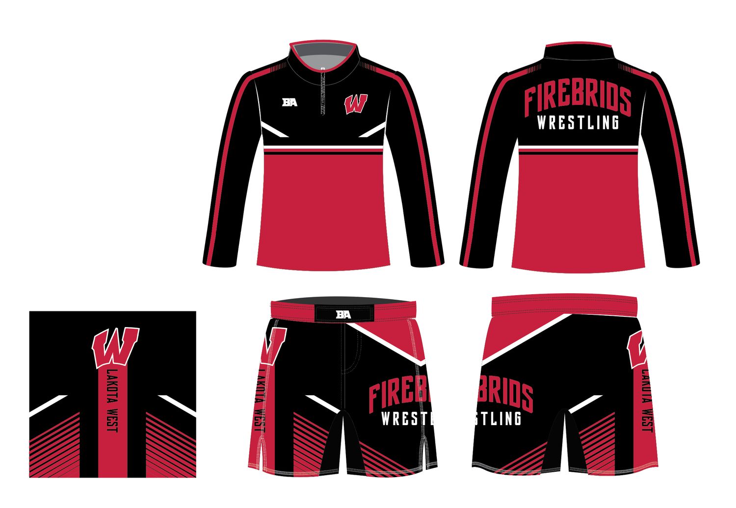 Lakota West 2025 Jacket and Shorts Package