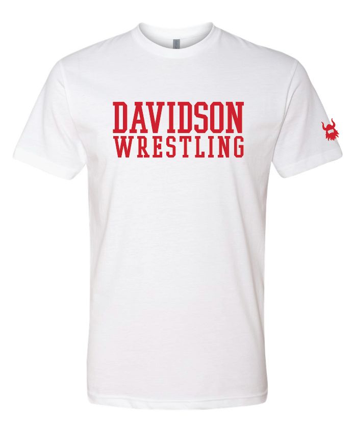 Davidson Whiteout Wrestling Blend TShirt