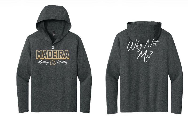 Madeira Long Sleeve Hooded Shirt - With Back Print