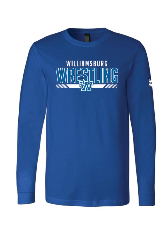 Williamsburg 2025 Blue Long-Sleeve Tee