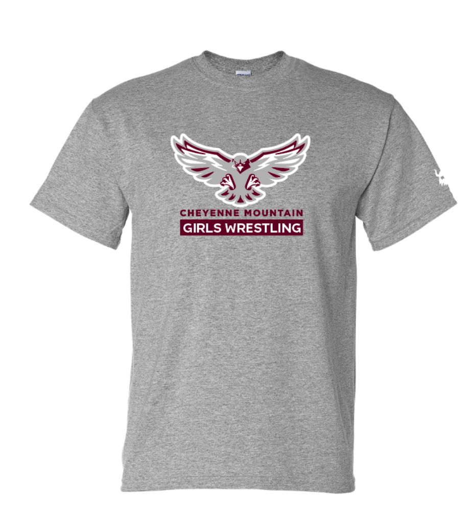 Cheyenne Mountain 2025 GREY Gildan T-shirt