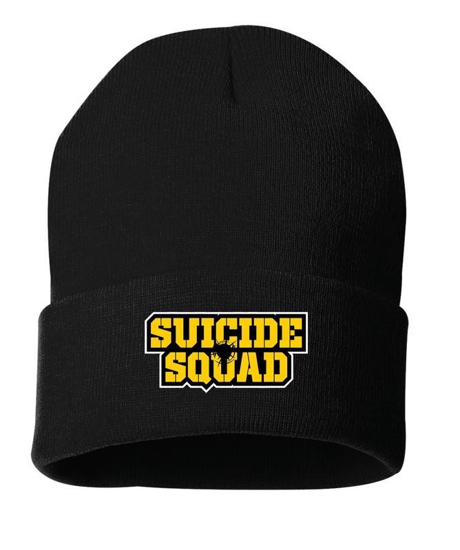 Suicide Squad 2025 Black Cuffed Beanie