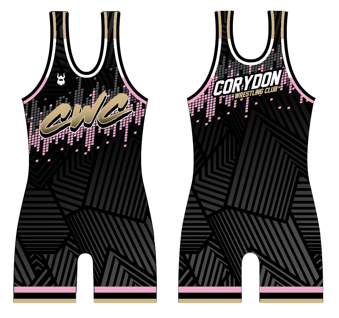 Corydon Wrestling Club PINK Singlet