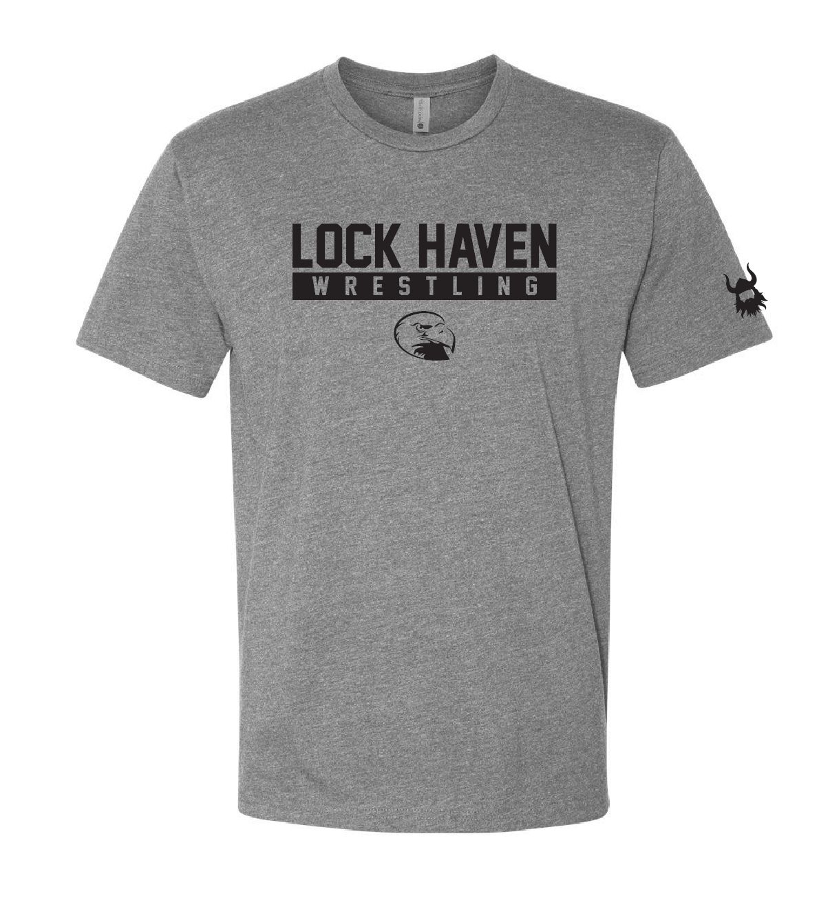 Lock Haven Wrestling Collegiate Grey Blend Shirt