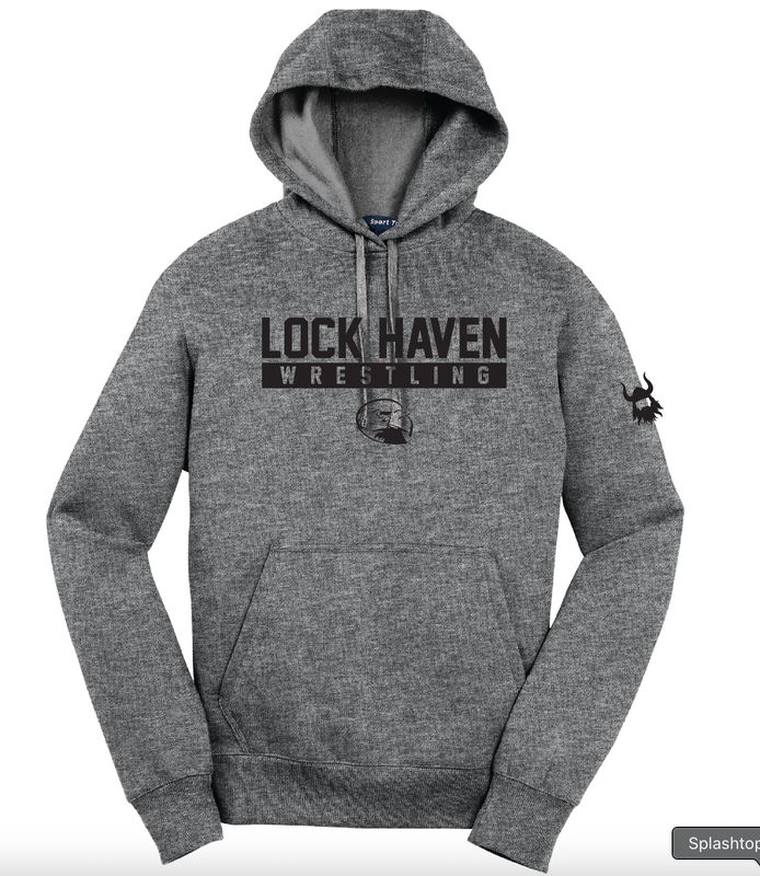Lock Haven Wrestling Collegiate Grey Hoodie