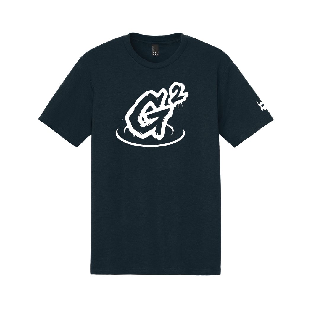 Grey Burnett Tri-Blend Navy Shirt