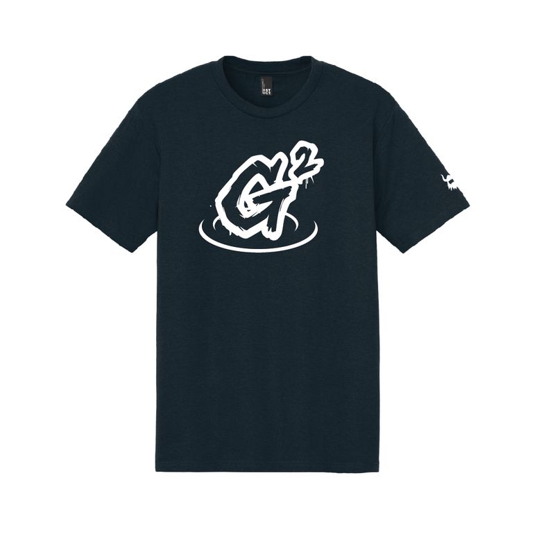 Grey Burnett Tri-Blend Navy Shirt