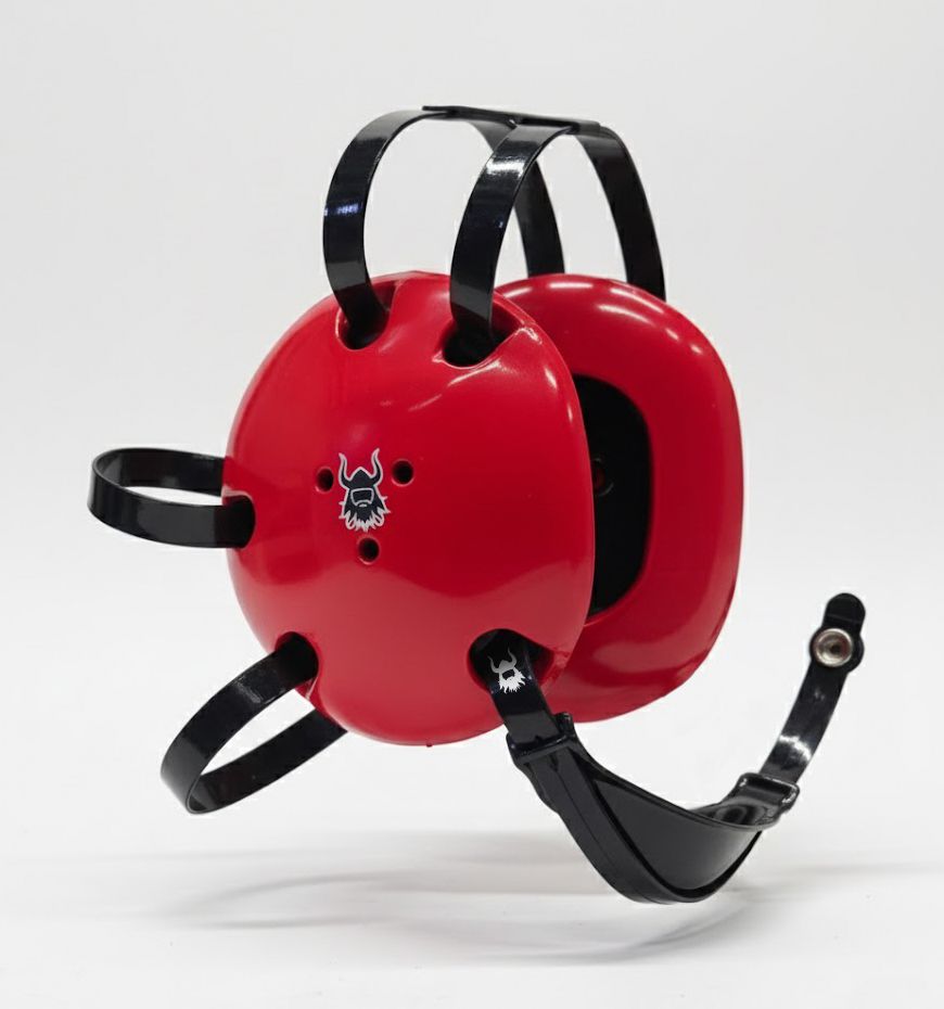 Fire Red Adult Headgear