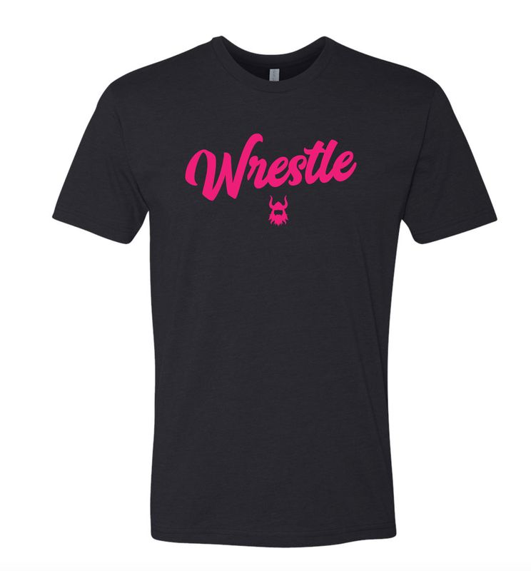 Black/Pink Wrestle Blend T-Shirt