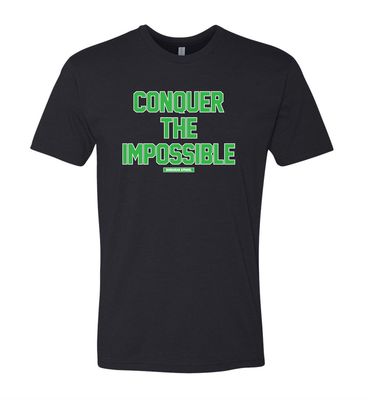 Black/Green Conquer The Impossible Blend T-Shirt