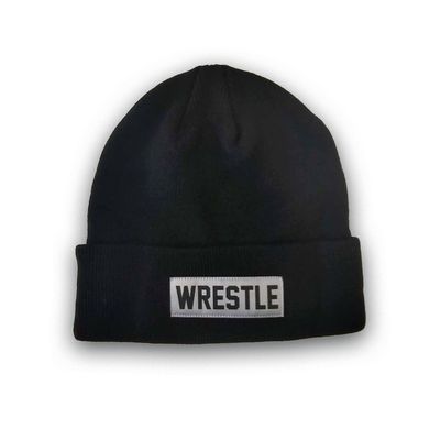 Wrestle Black Beanie