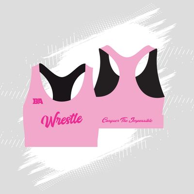 Pink Womens Sports Bra
