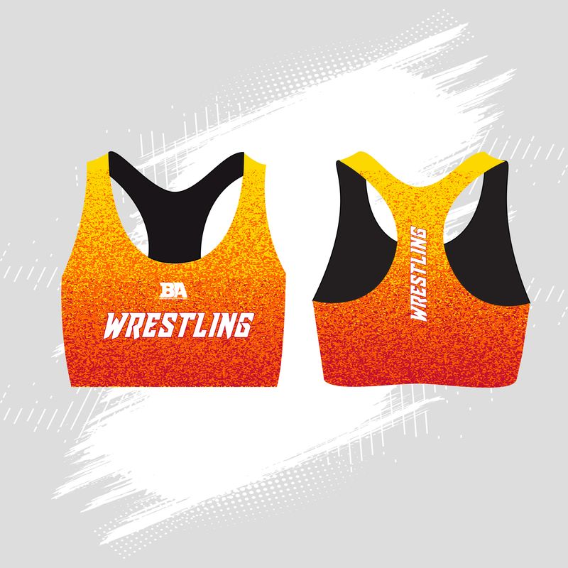 Fire Womens Sports Bra