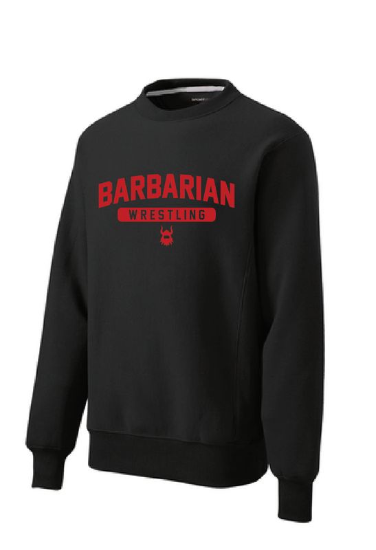 Barbarian Classic Black Crewneck ADULT