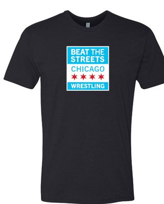 BTS Chicago Classic Logo Black Blend Shirt