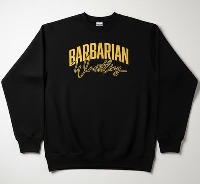 Gold/Black Crewneck Sweatshirt