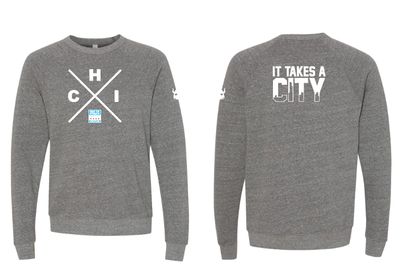 BTS Chicago Grey Crewneck Sweatshirt