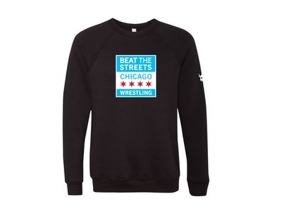 BTS Chicago Classic Black Crewneck Sweatshirt