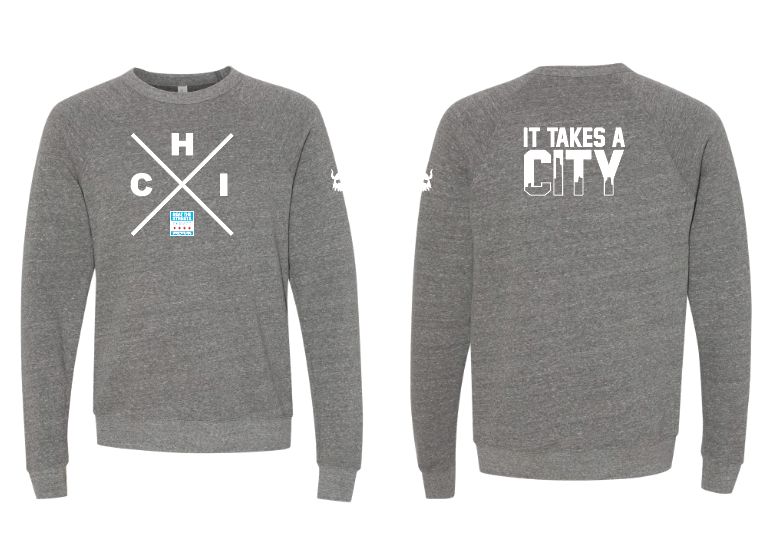 BTS Chicago Grey Crewneck Sweatshirt
