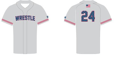 USA Wrestle Baseball Jersey
