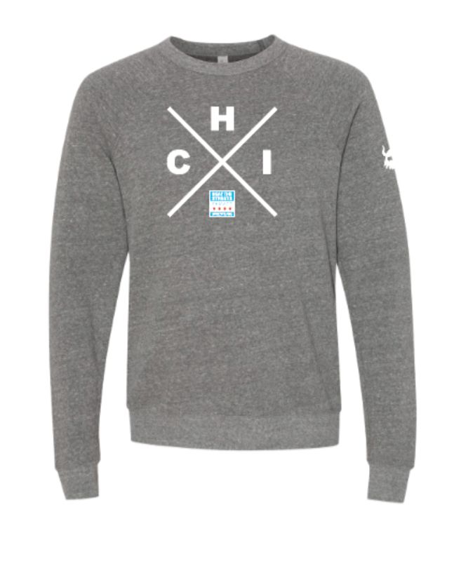 BTS Chicago Grey Crewneck Sweatshirt