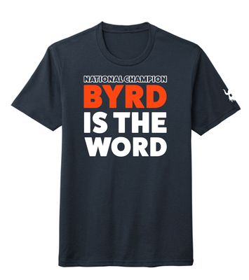 Lucas Byrd Is The Word Navy Triblend Shirt