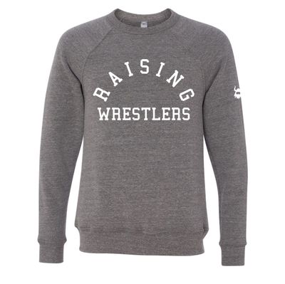 Raising Wrestlers Gray Crewneck