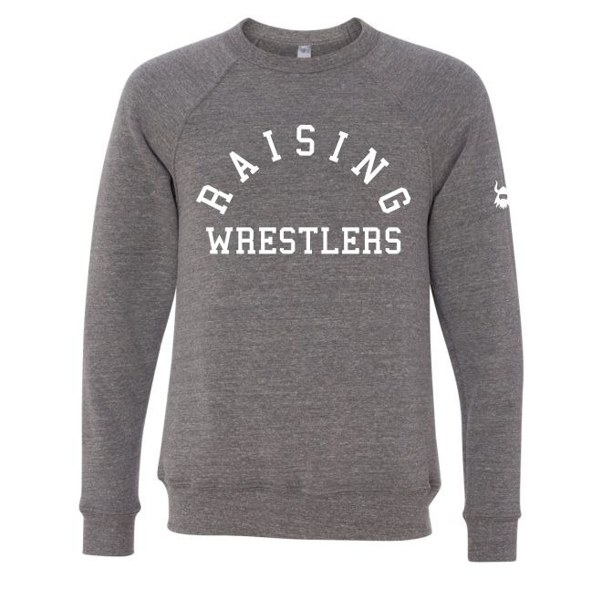 Raising Wrestlers Gray Crewneck