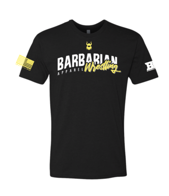 Barbarian BLACK/GOLD Wrestling Shirt