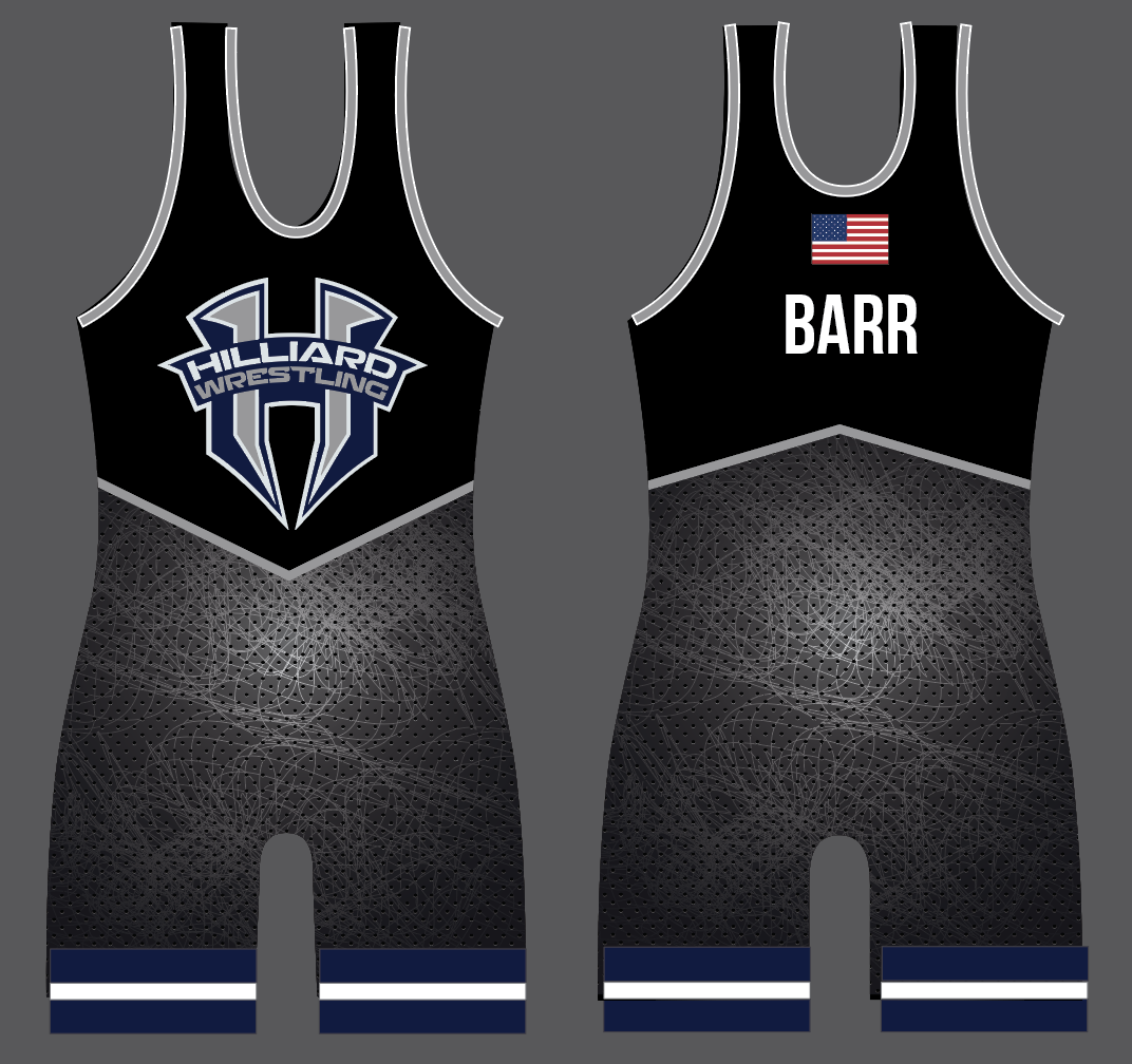 Hilliard YOUTH black Singlet