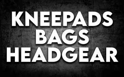 Kneepads, Bags, &amp; Headgear