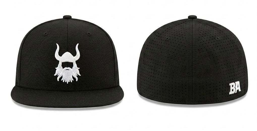 BA Flat Bill Laser Mesh Flex Hat