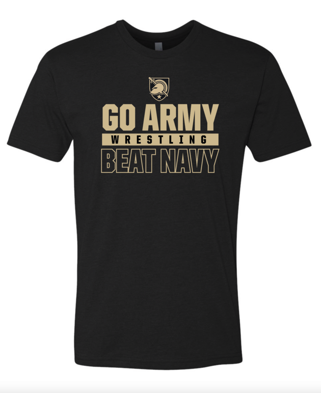 Army "GO ARMY WRESTING BEAT NAVY" blend shirt