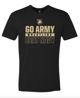 Army "GO ARMY WRESTING BEAT NAVY" blend shirt