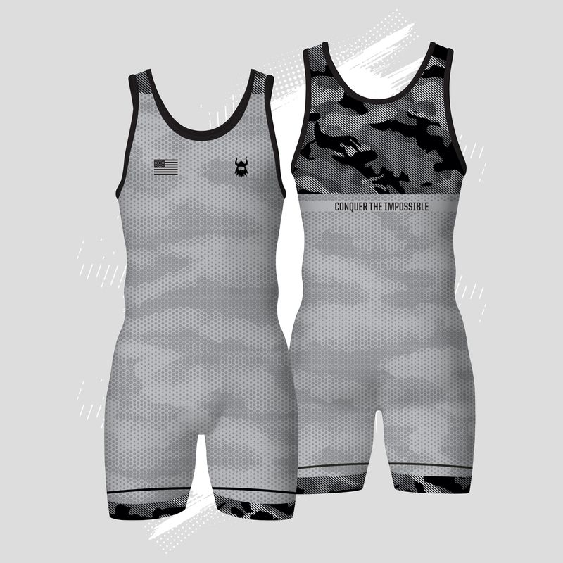 Grey Camo Singlet