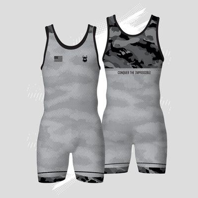 Grey Camo Singlet