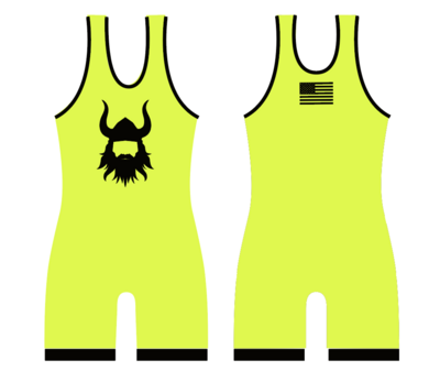Neon Yellow Singlet Womens